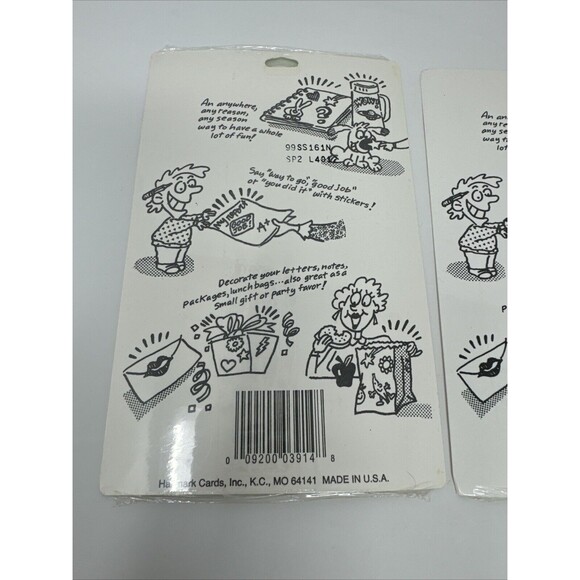 Vintage Hallmark Star Trek Stickers 3 Packs 4 Sheets Per Package NEW SEALED 90s - Picture 8 of 10